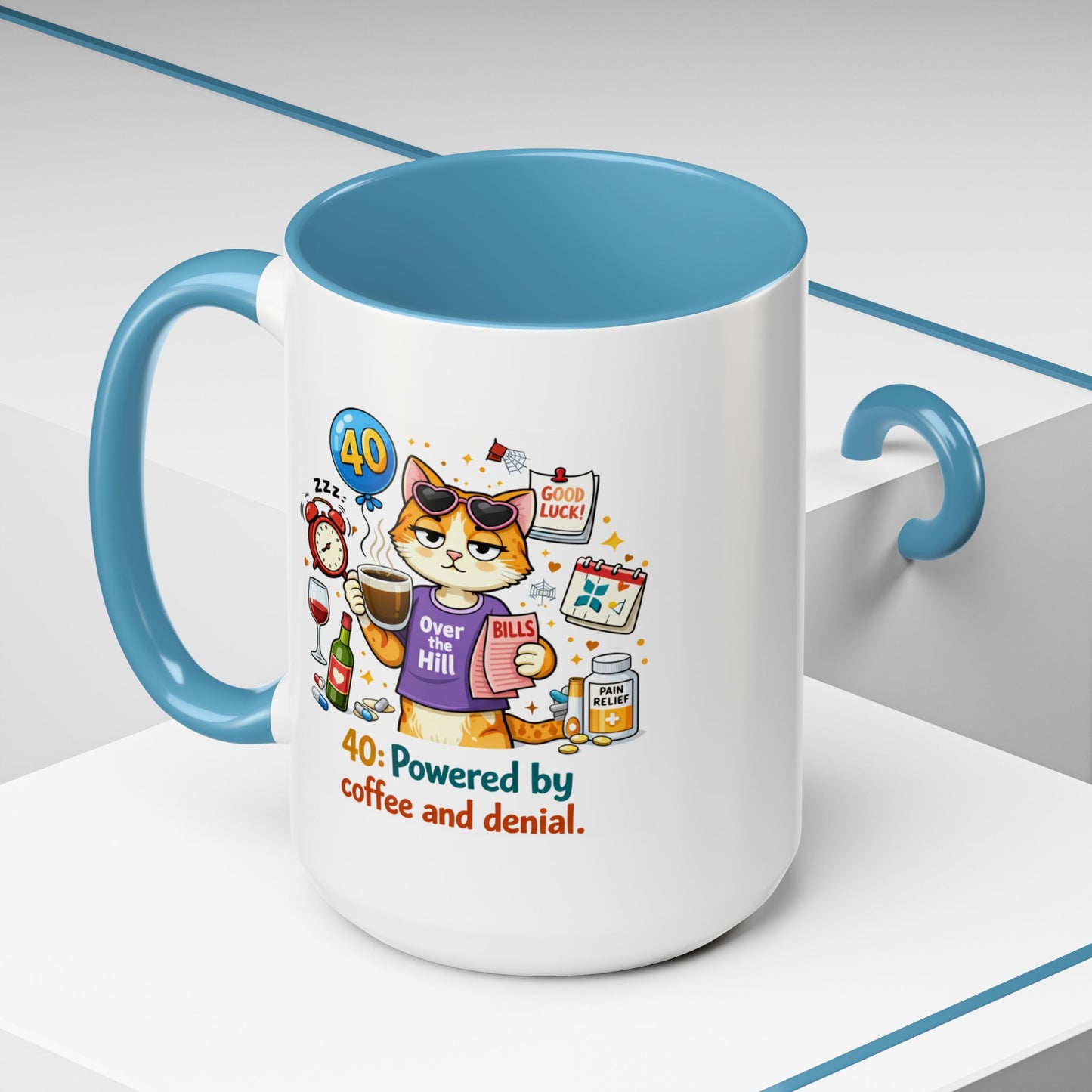 Birthday Mug - 40 Powered By
