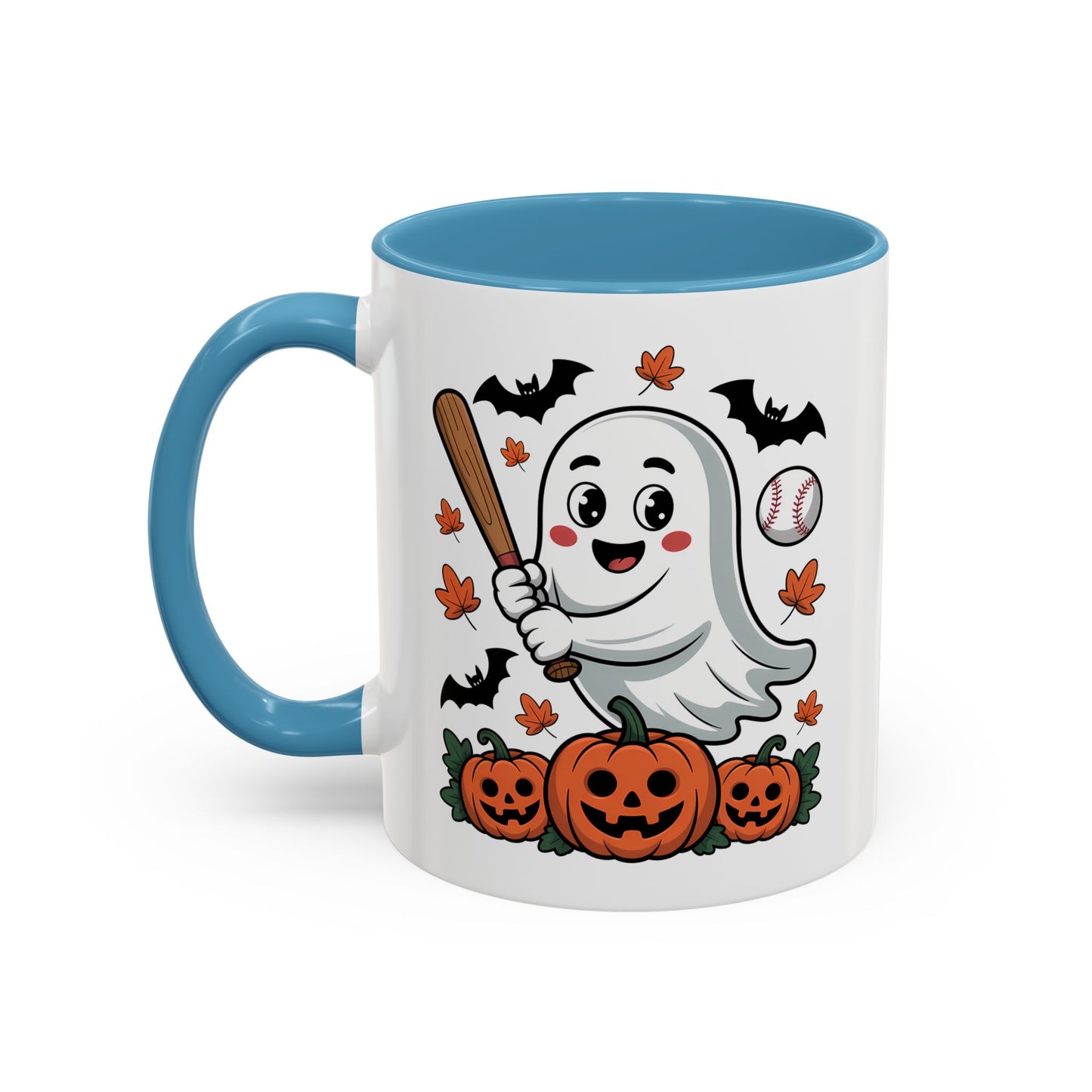 Halloween Mug - Ghost With Baseball Bat