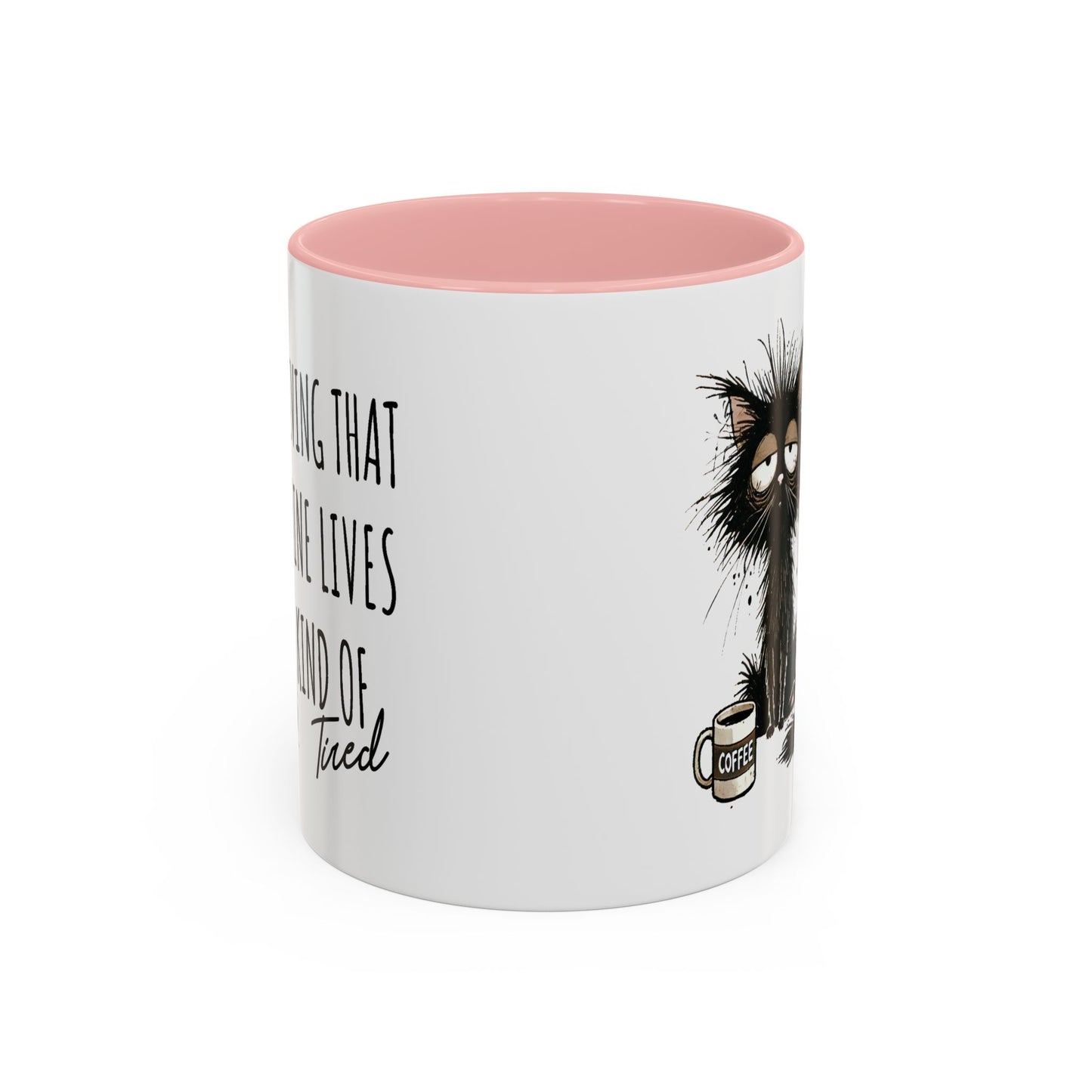 Humor Mug - Living That Nine Lives