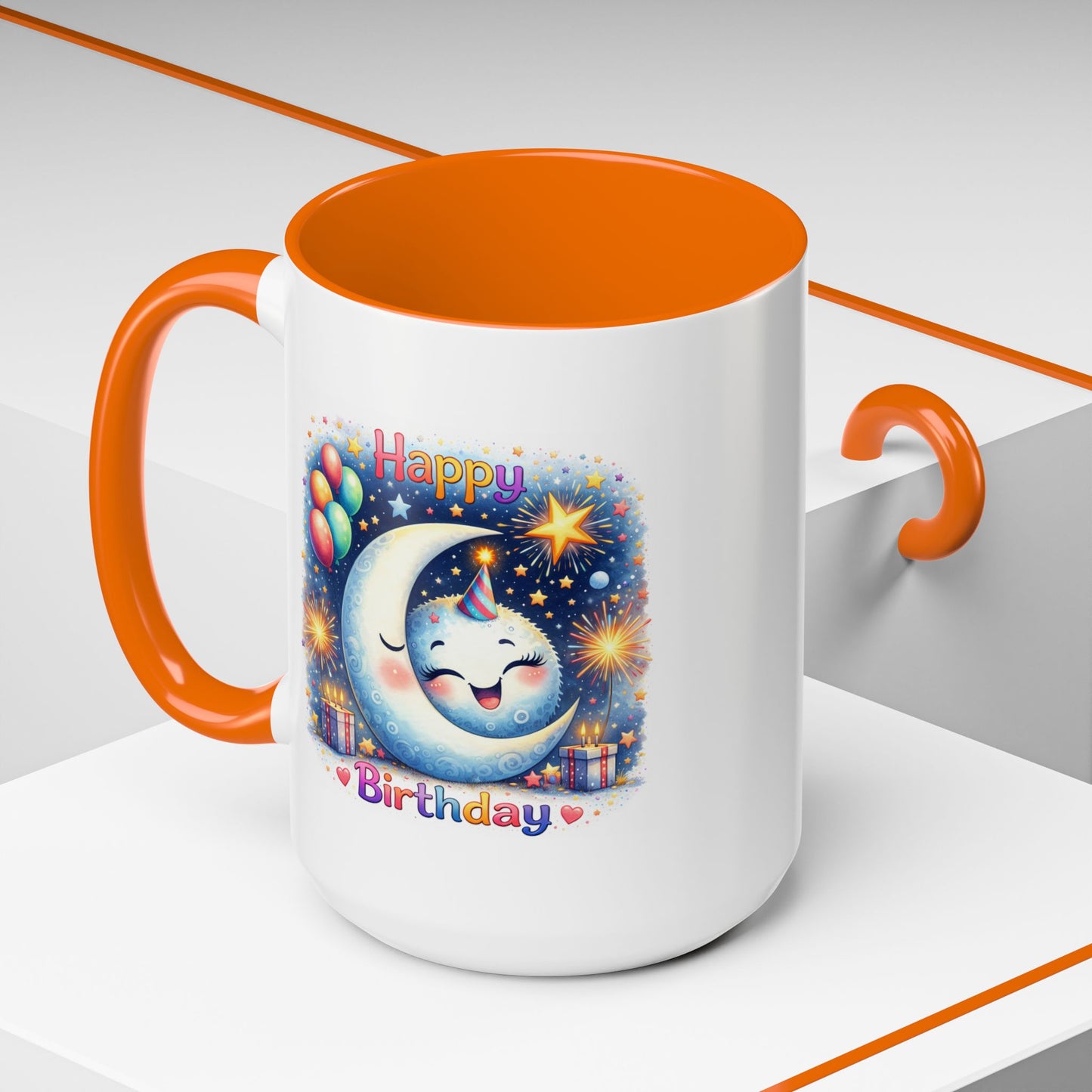 Birthday Mug - Moon and Stars