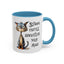 Humor Mug - Strong Coffee Brightens Your Mood