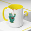 Humor Mug - Monster Drinks Coffee Spill