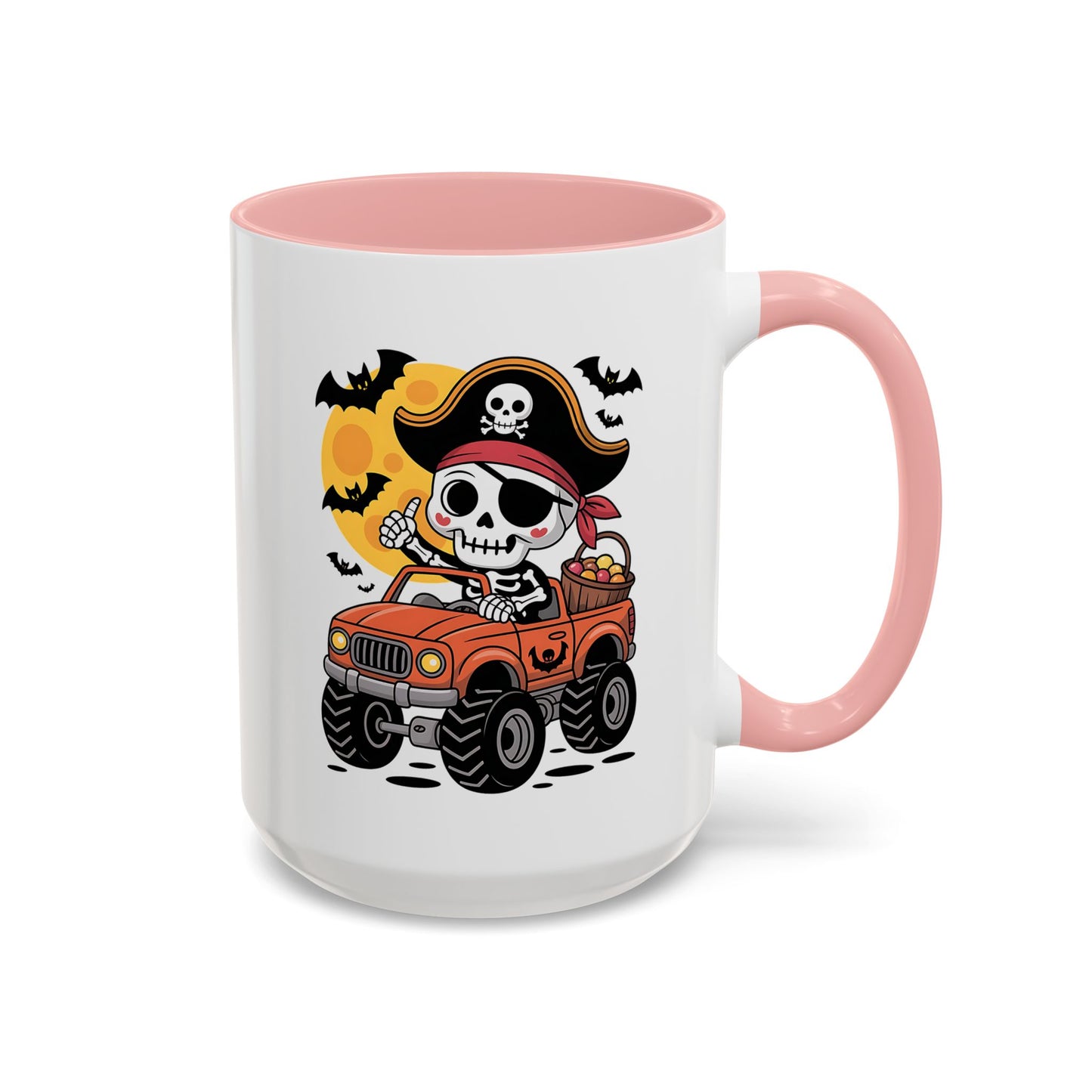 Halloween Mug - Driving Skeleton Pirate