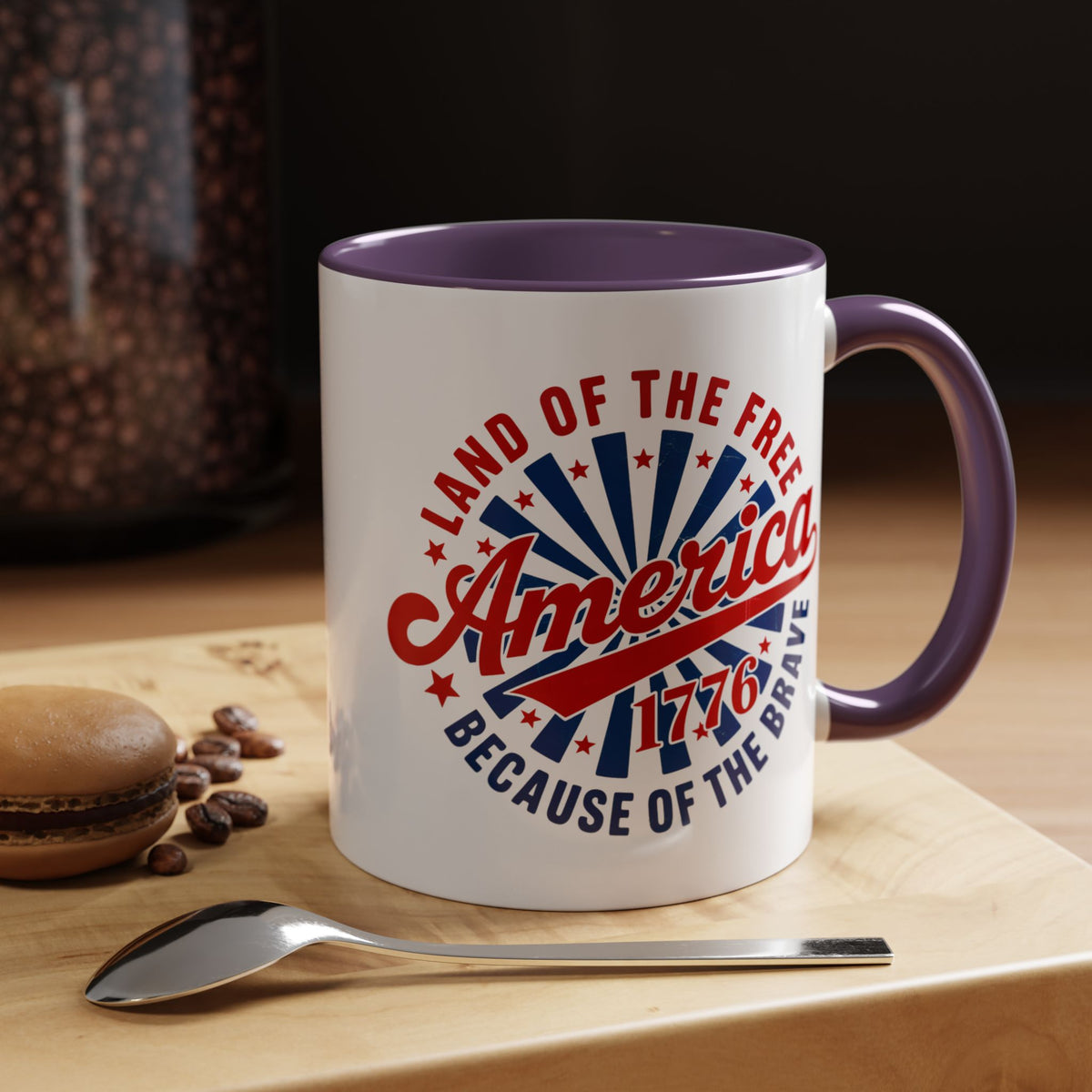 4th of July Mug - America 1776 Land of the Free