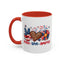 4th of July Mug - Peace Love America