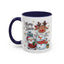 Christmas Mug - Merry Xmas Santa Snowman Reindeer