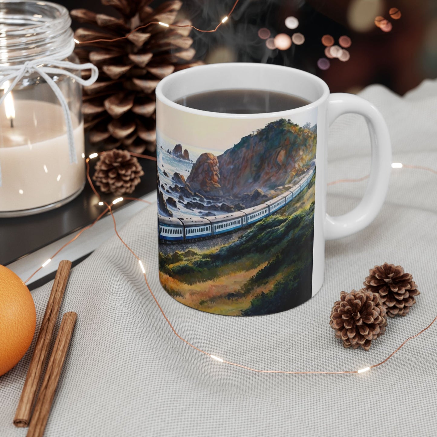 Adventure Mug - Train Journey 4