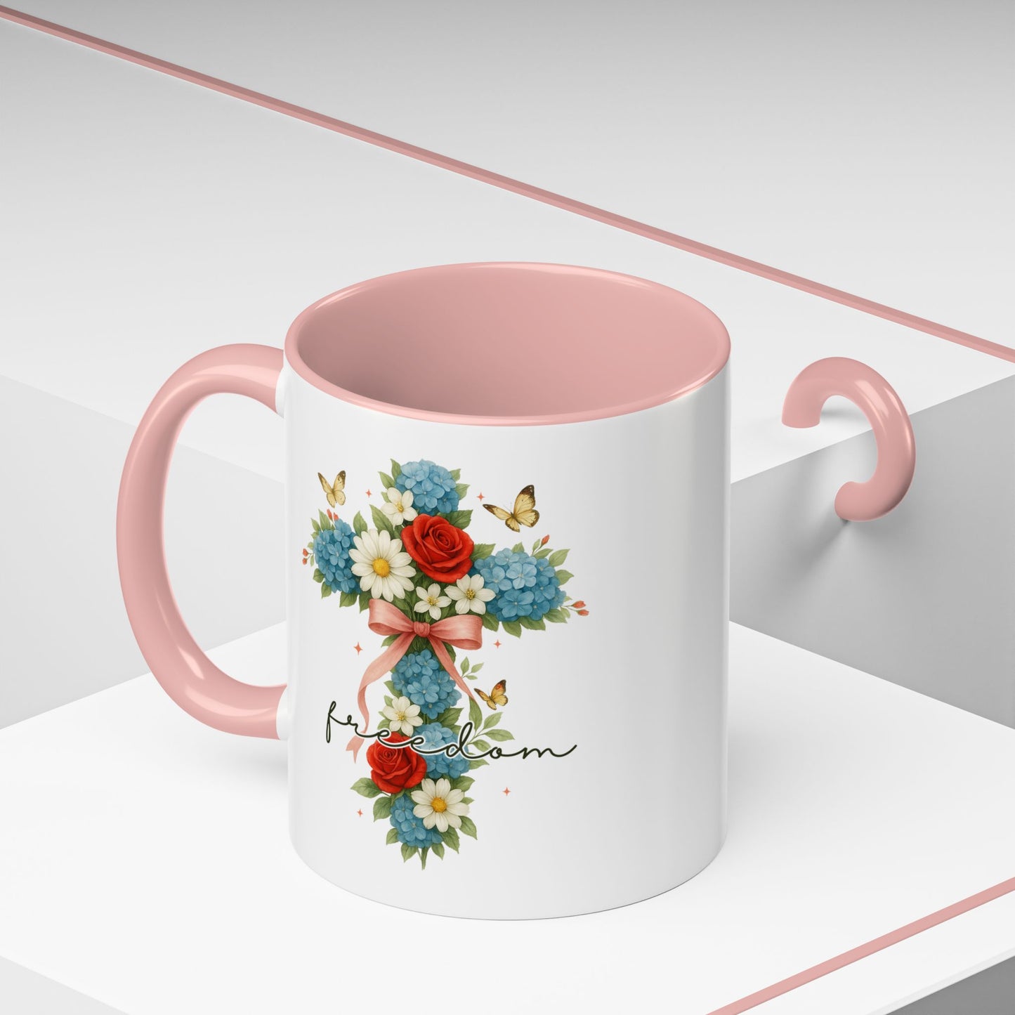 4th of July Mug - Freedom Cross