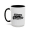 Christmas Mug - Merry Christmas White Black & Grey Text