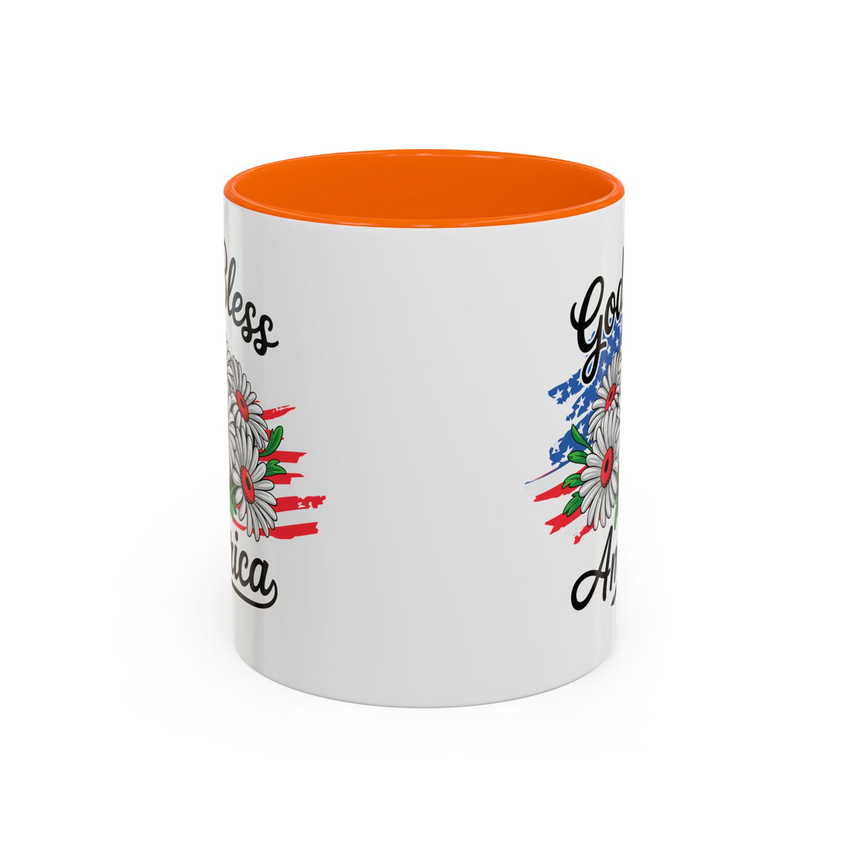 4th of July Mug - God Bless America Daisies