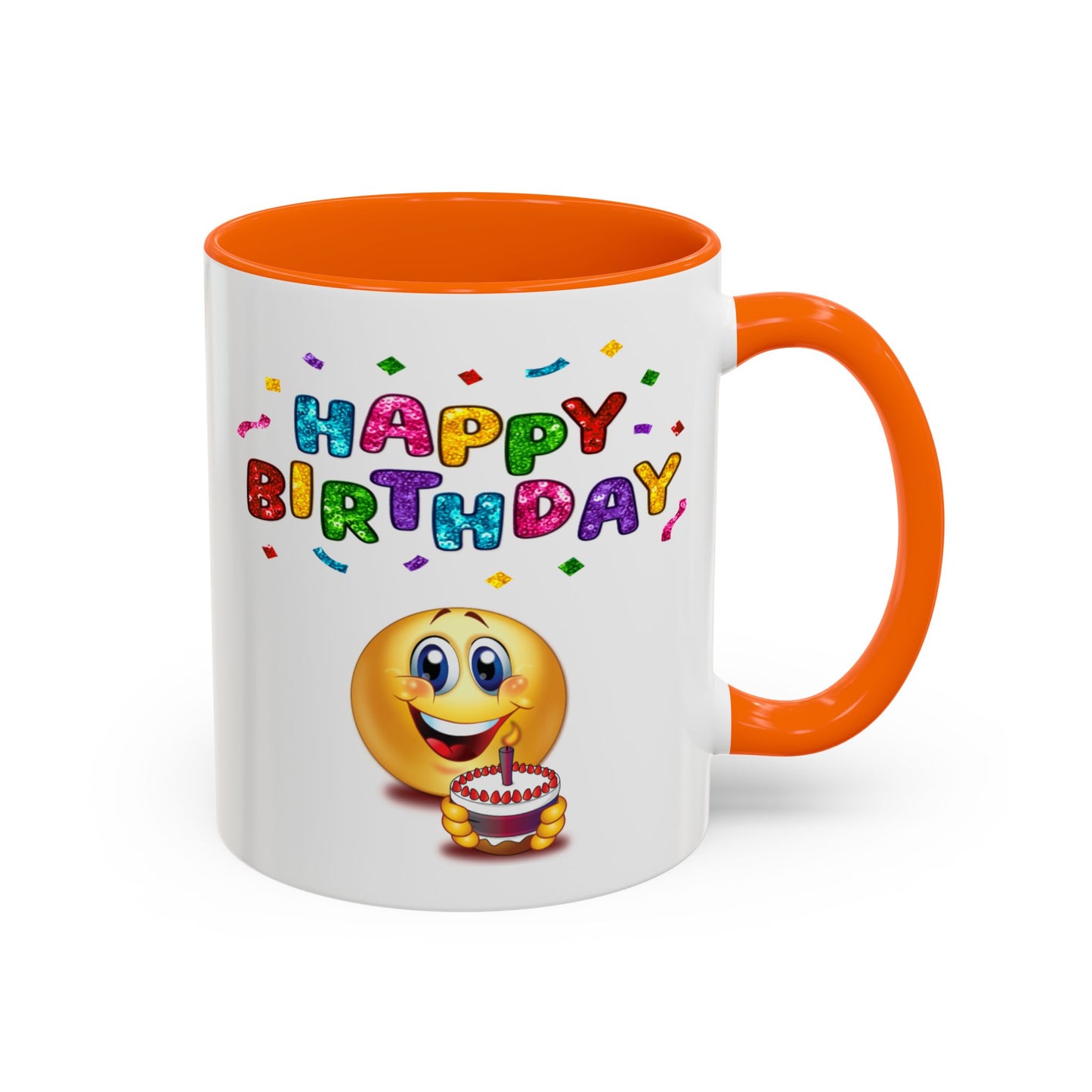 Birthday Mug - Happy Birthday Emoji