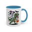 Halloween Mug - Skeleton Riding Dinosaur
