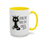 Humor Mug - Living That Nine Lives