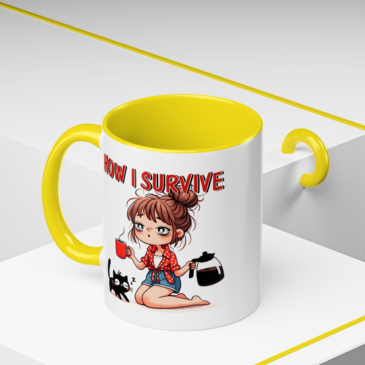 Humor Mug - How I Survive
