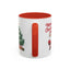 Christmas Mug - Merry Christmas Red Text Santa Tree Presents