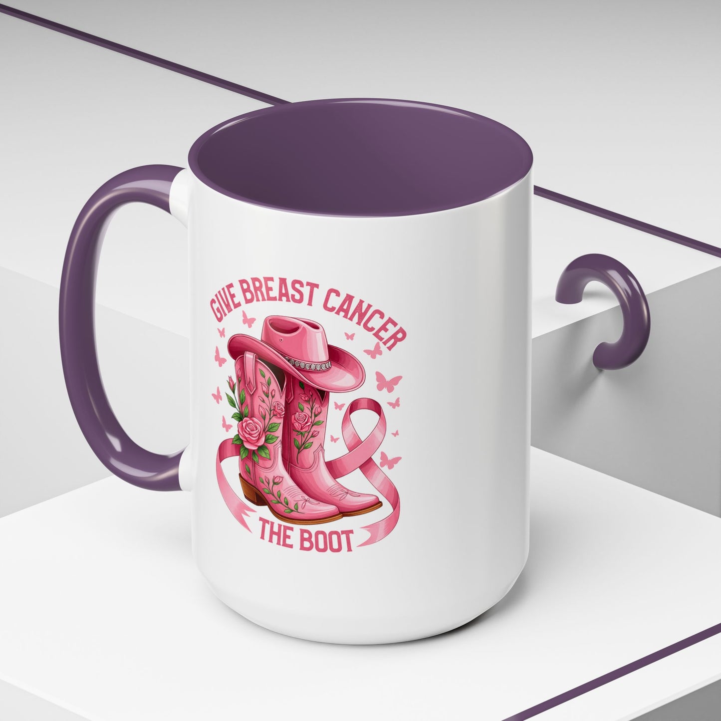 Support Mug - Give Cancer The Boot