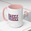 4th of July Mug - Happy Birthday America Retro
