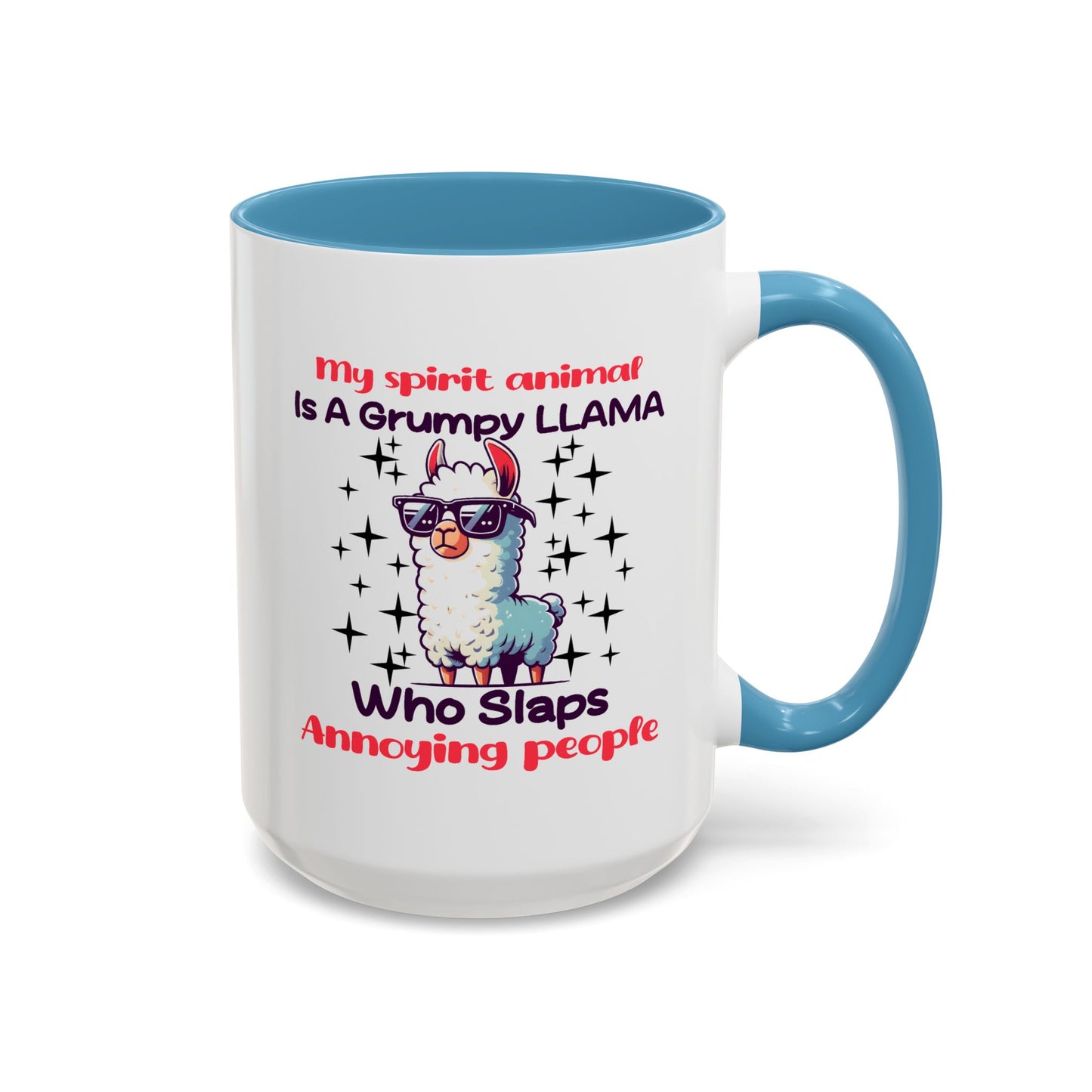 Humor Mug - My Spirit Animal is a Grumpy Llama