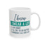 Humor Mug - I Know I Swear a Lot