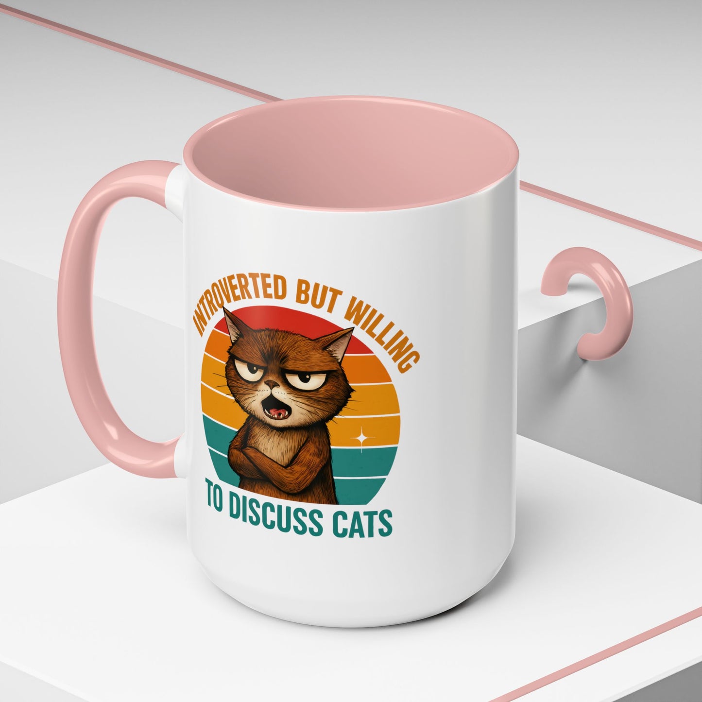 Animal Mug - Introverted But Willing To Discuss Cats