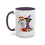 Halloween Mug - Skeleton & Witch