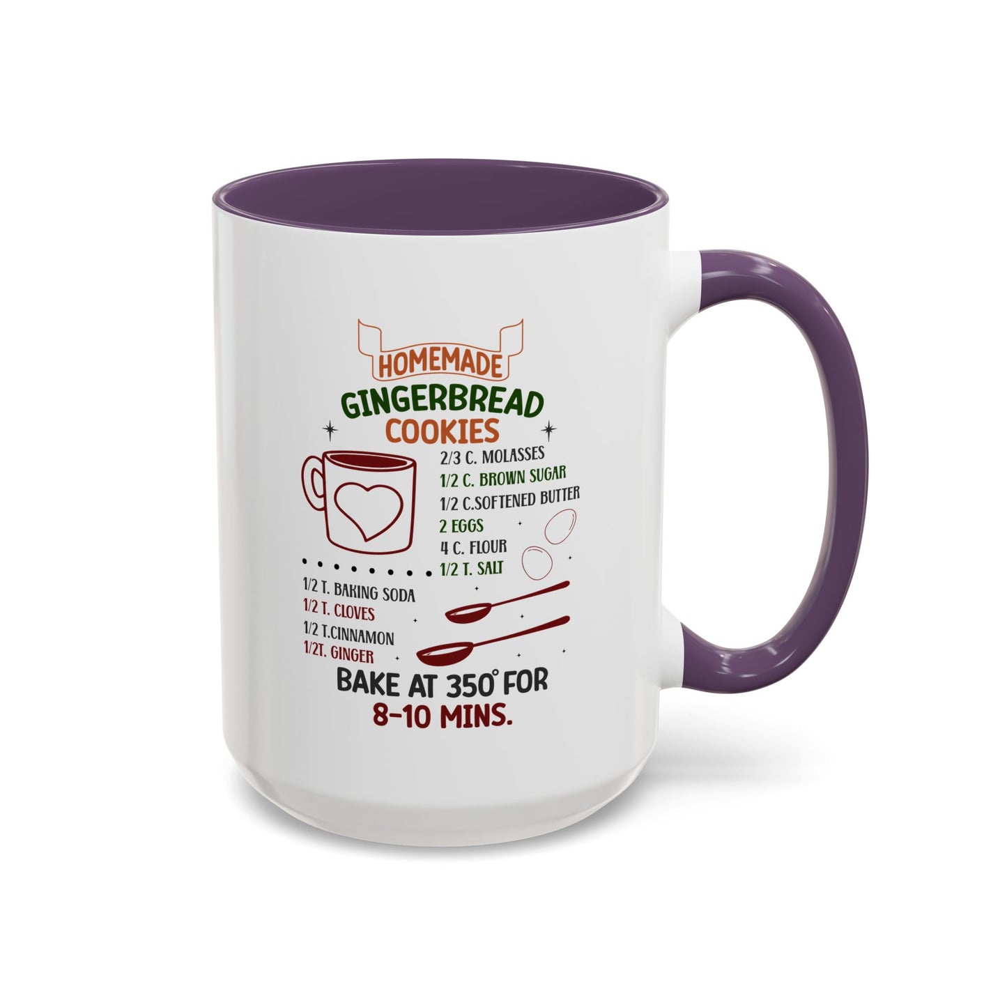 Christmas Mug - Homemade Gingerbread Cookies Recipe