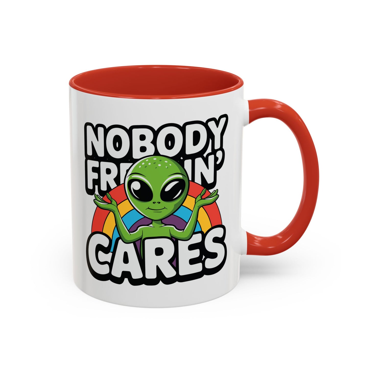 Alien Mug - Nobody Freakin Cares