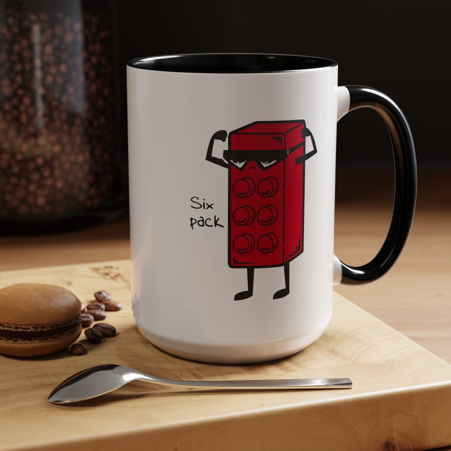 Humor Mug - Six Pack Lego Block