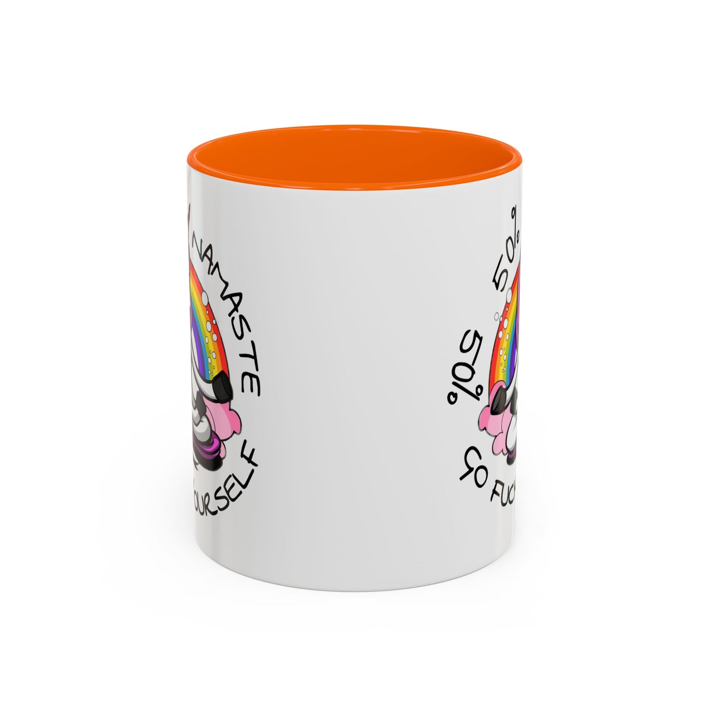 Adult Mug - 50% Namaste 50% Go Fuck Yourself