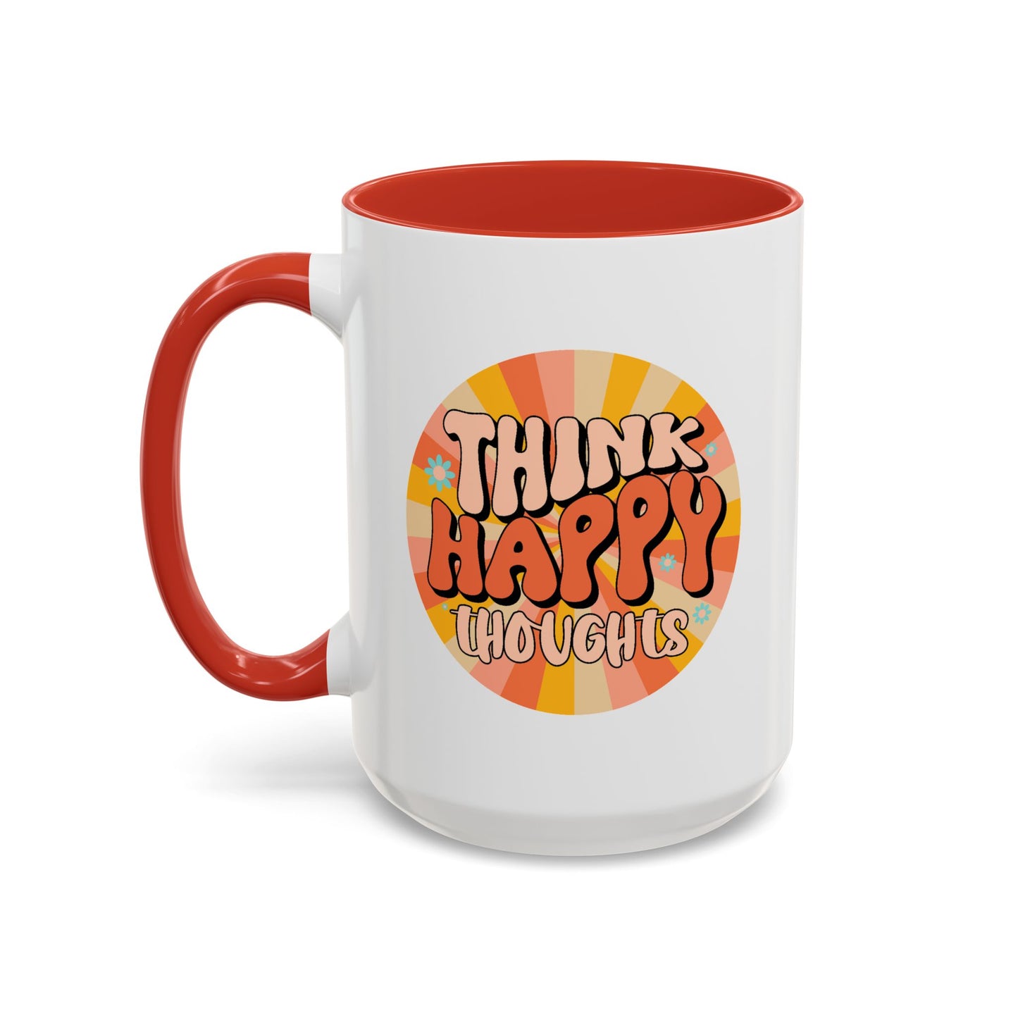 Wellness Mug - Think Happy Thoughts Hippie