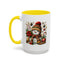 Christmas Mug - Snowman with Christmas Decorations