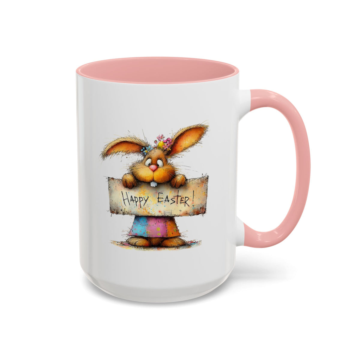 Easter Mug - Happy Easter Bunny Sign