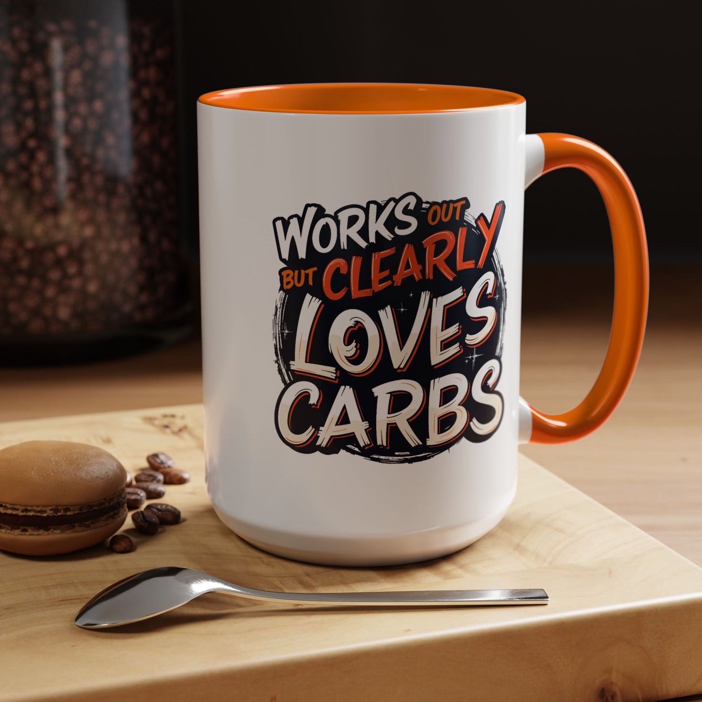 Adult Mug - Works Out But