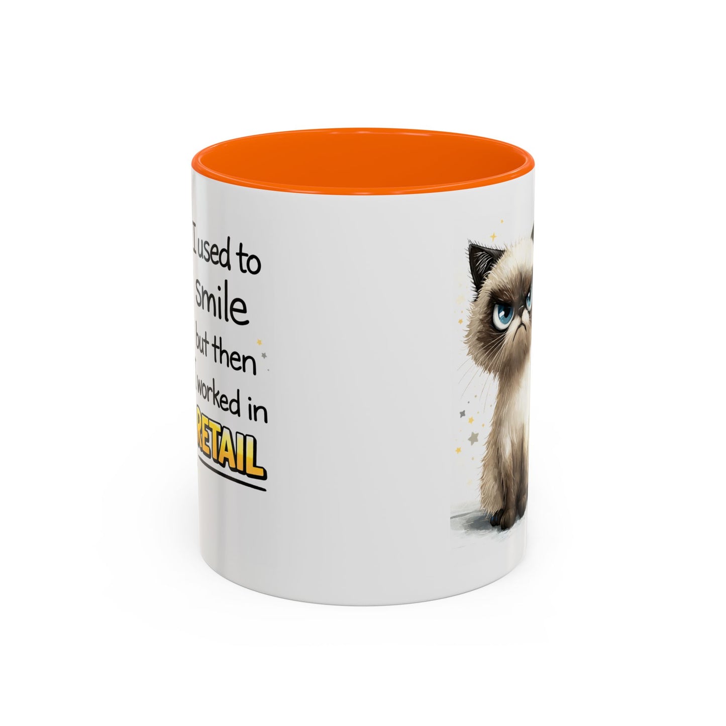 Humor Mug - I Used To Smile