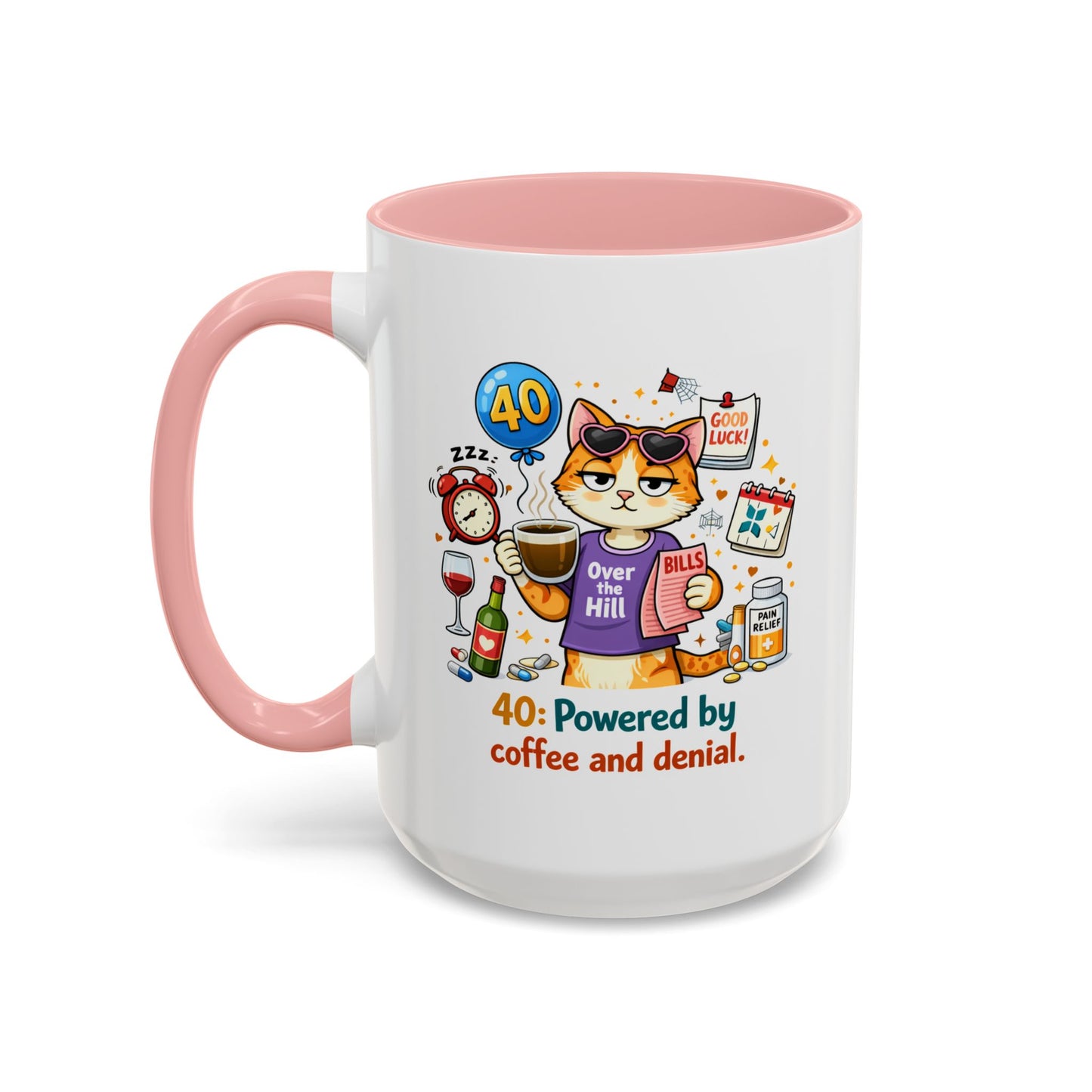 Birthday Mug - 40 Powered By