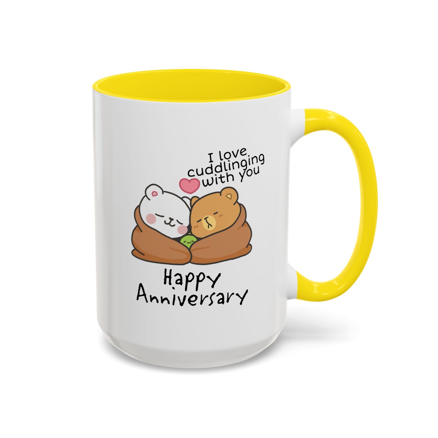 Anniversary Mug - I Love Cuddling With You