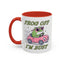 Humor Mug - Frog Off I'm Busy