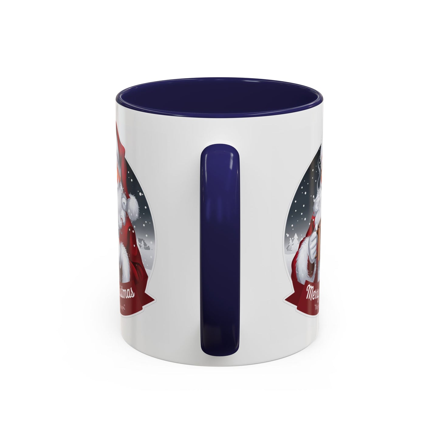 Christmas Mug - Merry Christmas Warm Wishes Always Santa