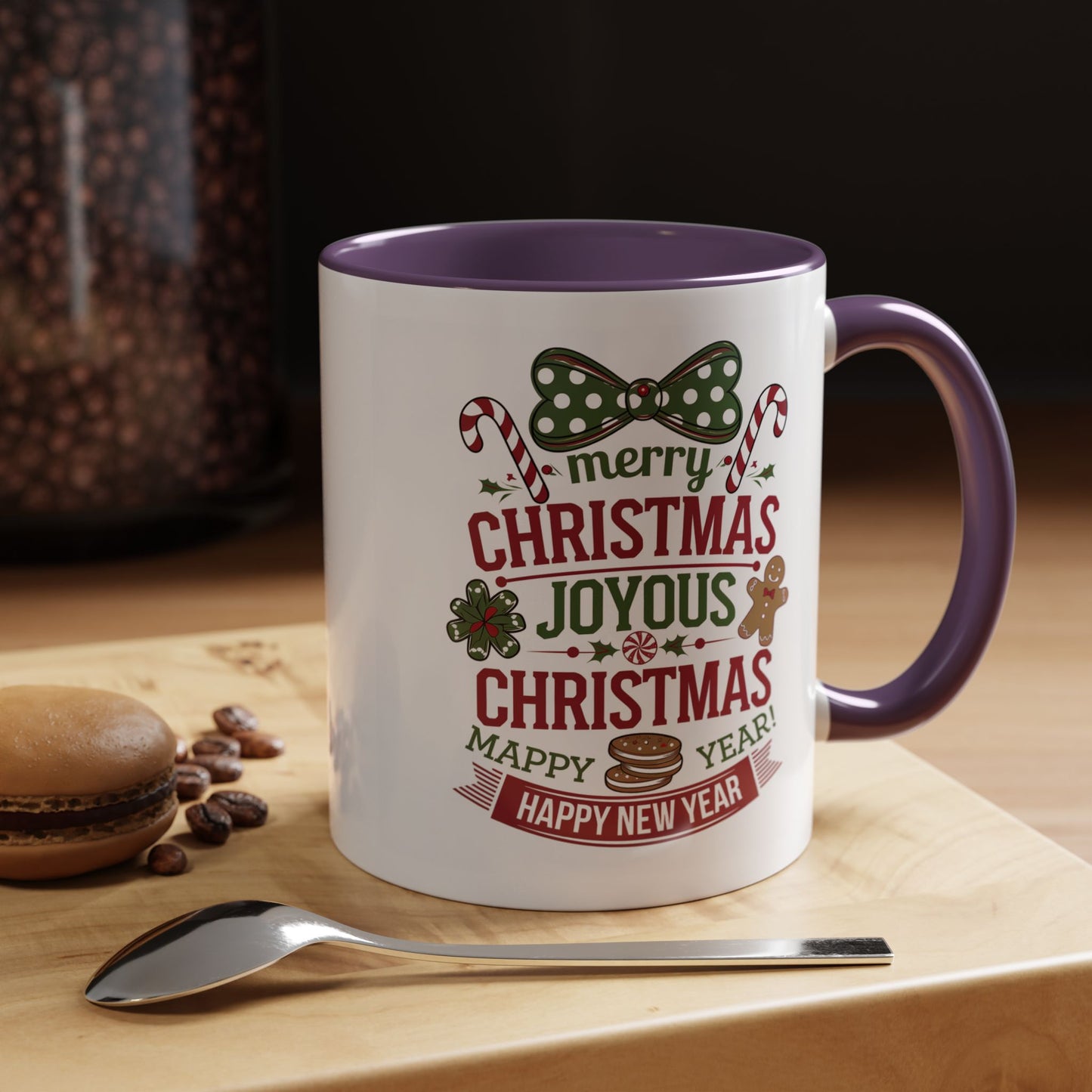 Christmas Mug - Merry Christmas Joyous Christmas Happy New Year