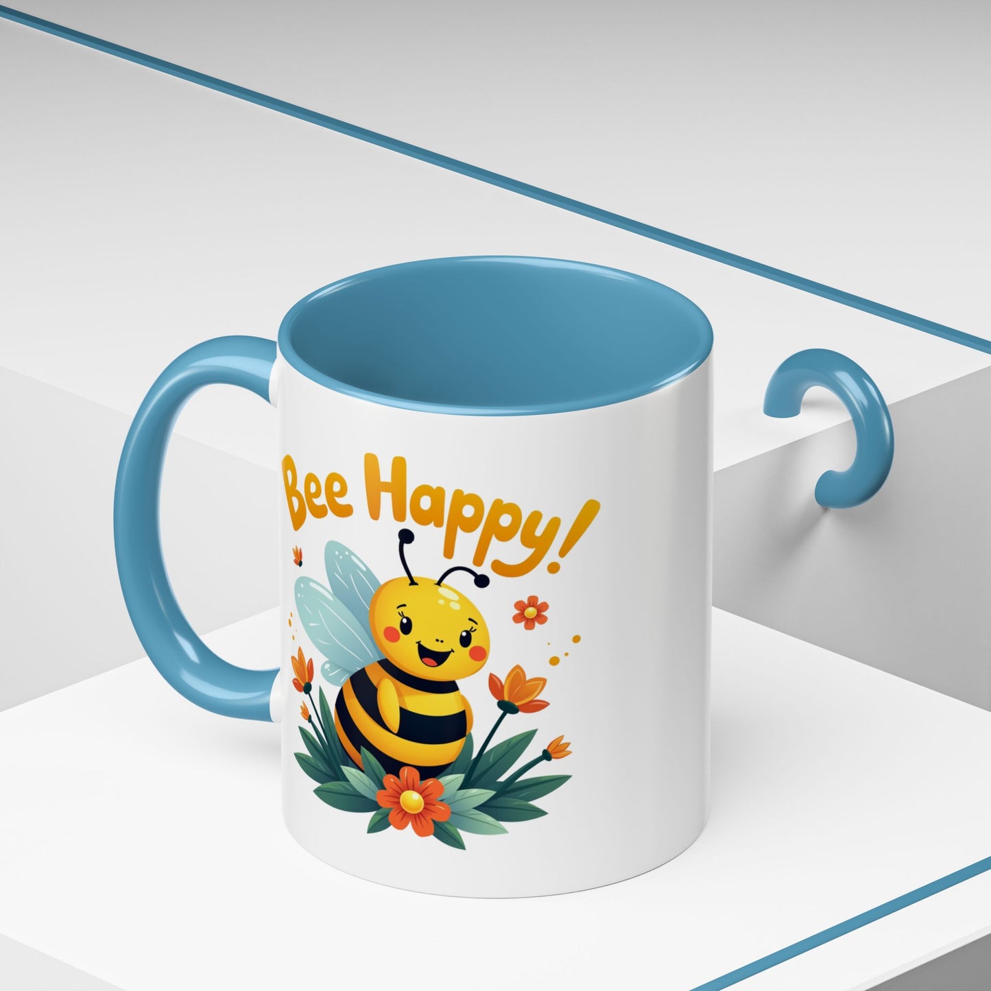 Motivation Mug - Bee Happy