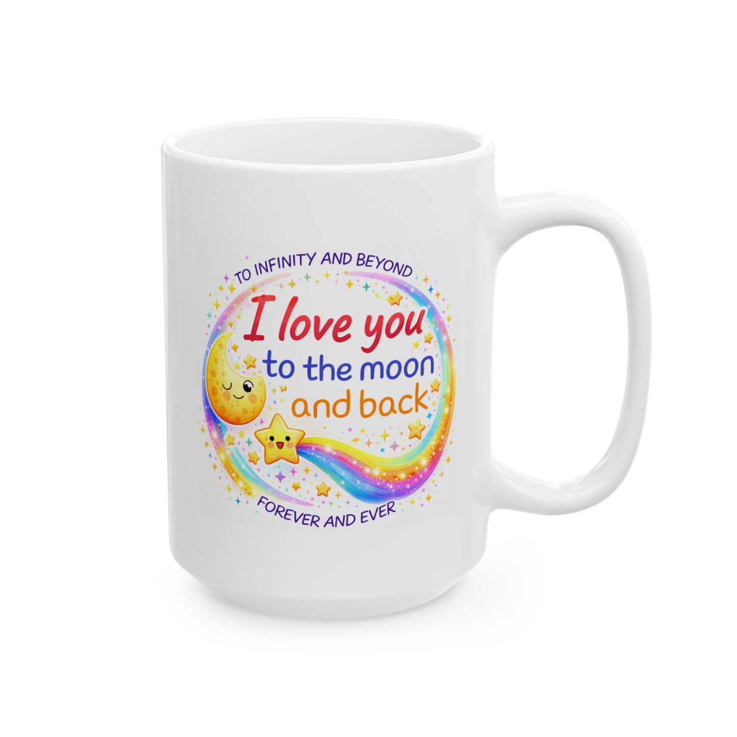 Anniversary Mug - I Love You To The Moon and Back