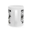 Humor Mug - Problem Solved - Girl Kicks Boy