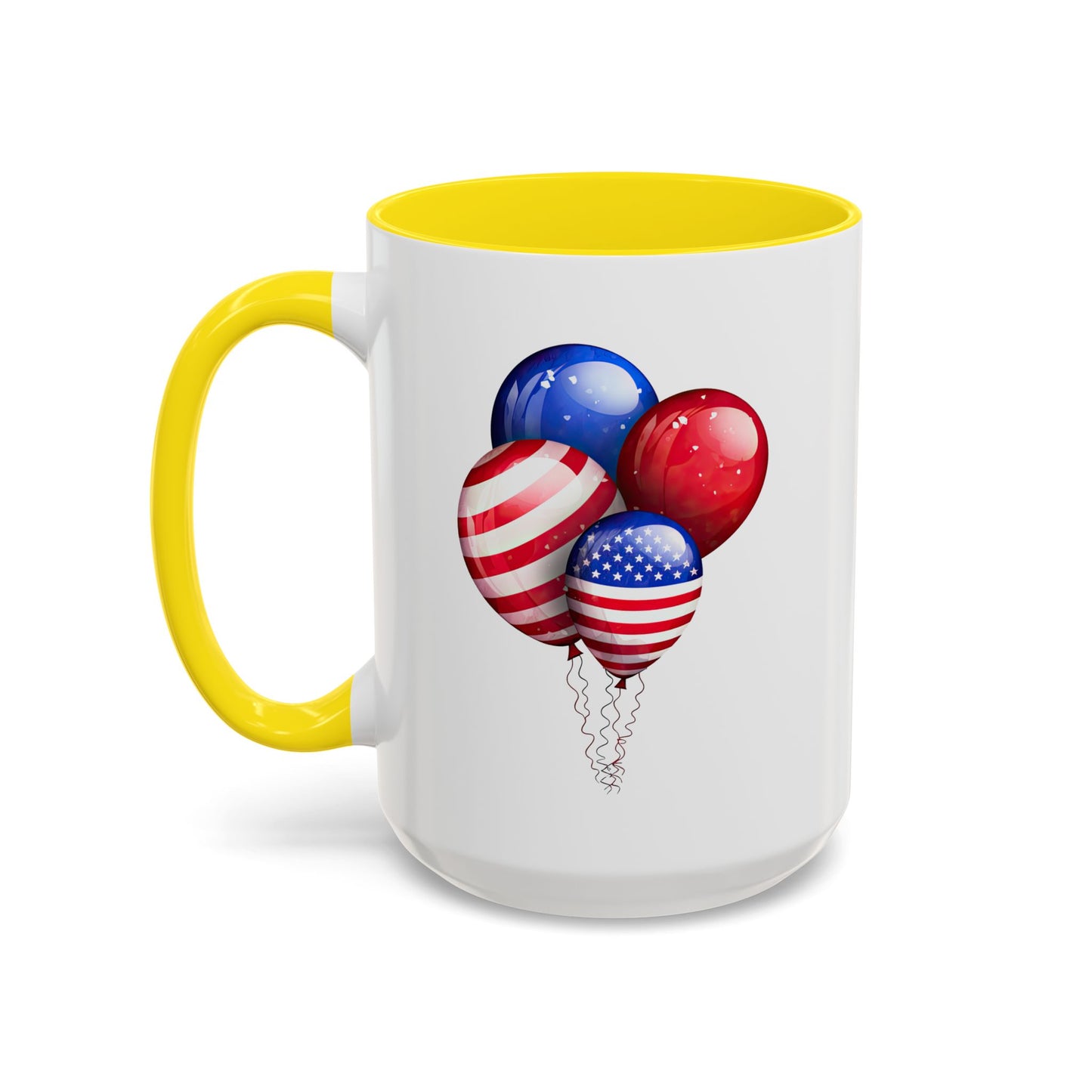 4th of July Mug - American Balloons