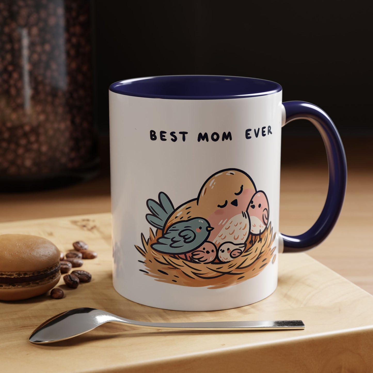 Mother's Day Mug - Best Mom Ever Birds