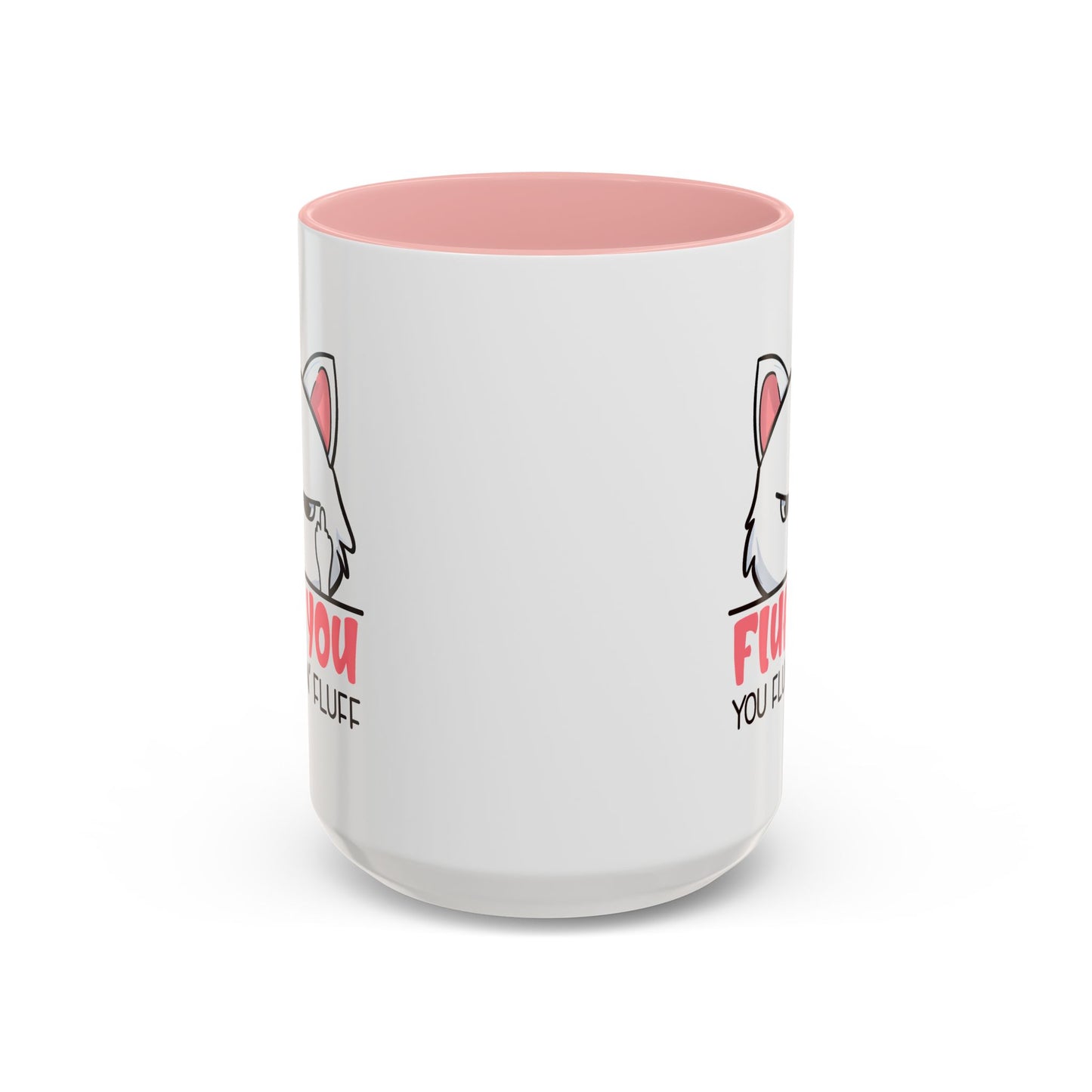 Adult Mug - Fluff You White Cat
