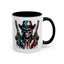 4th of July Mug - Skeleton with American Flag