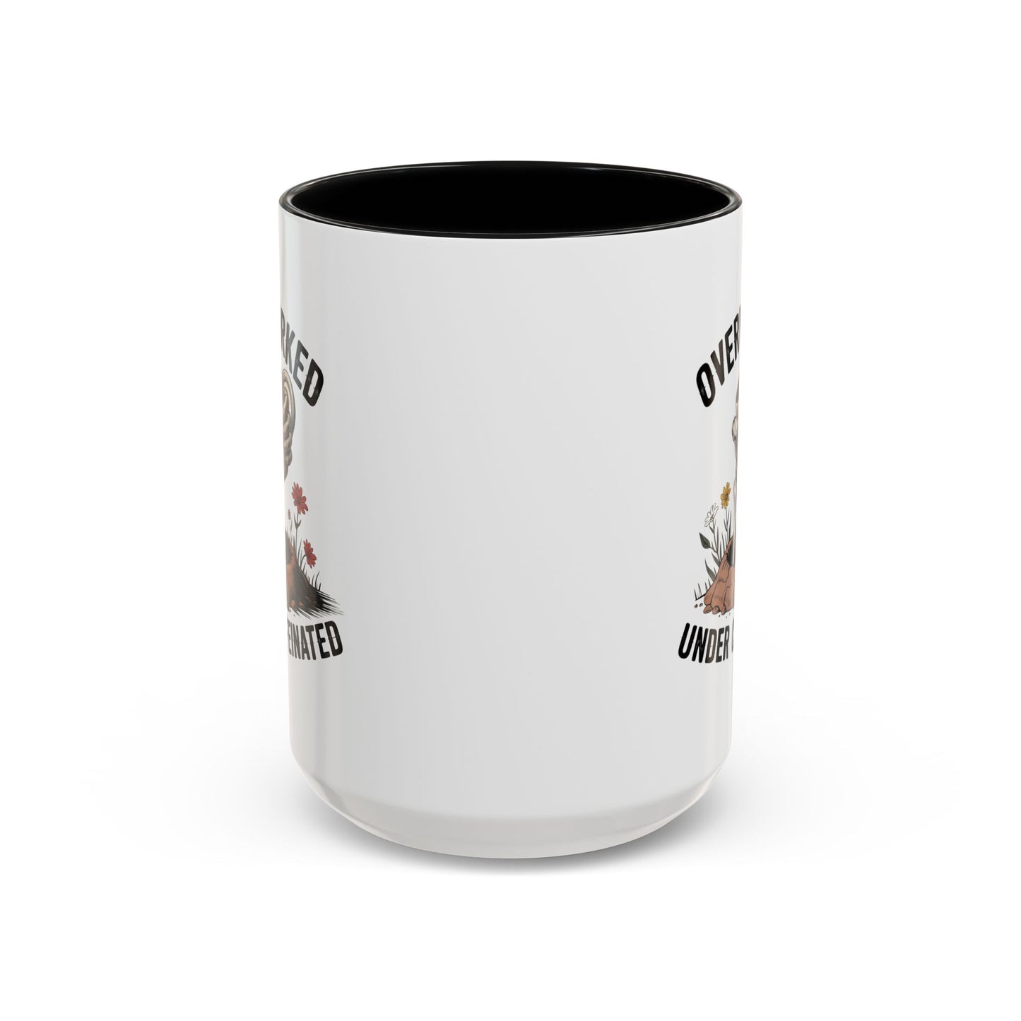 Humor Mug - Overworked and Under Caffeinated