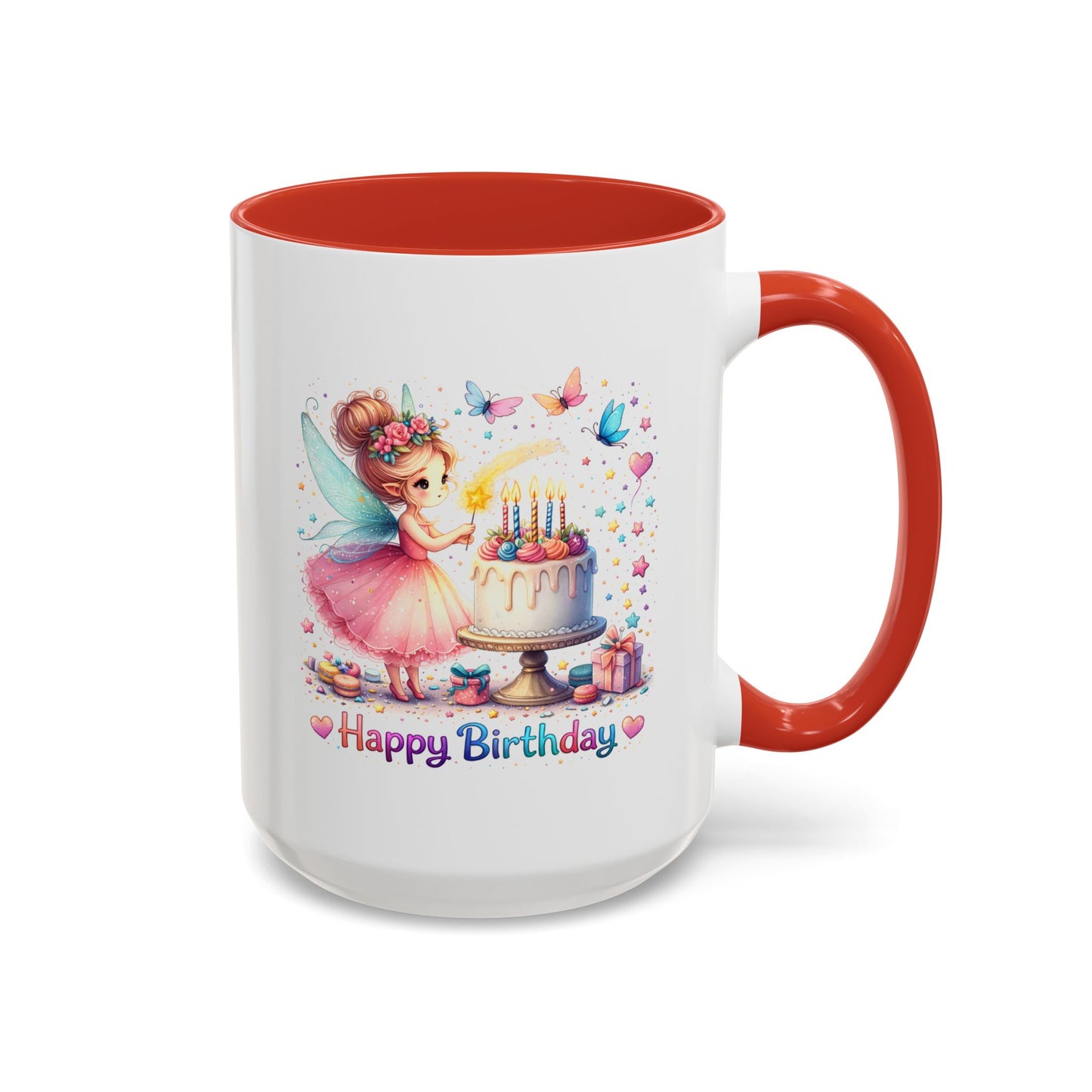 Birthday Mug - Fairy Butterflies