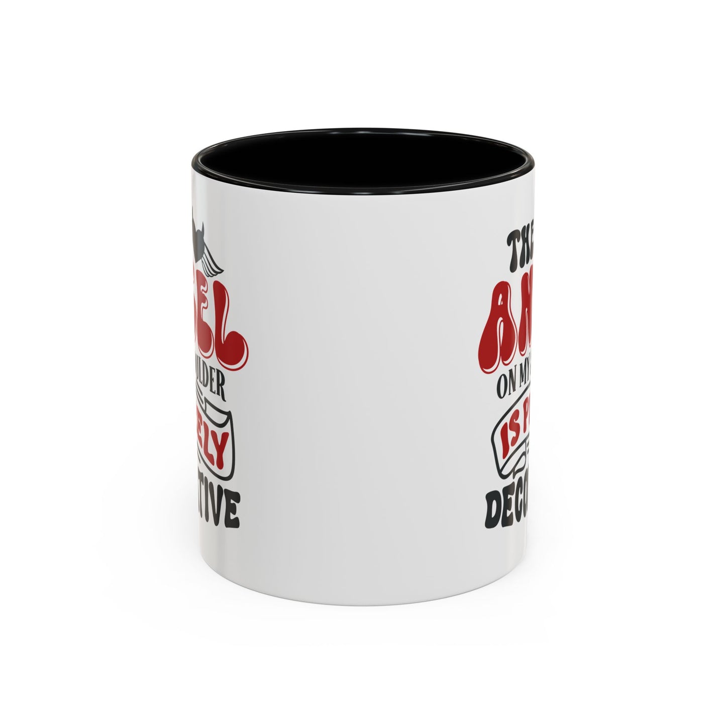 Humor Mug - The Angel on my Shoulder
