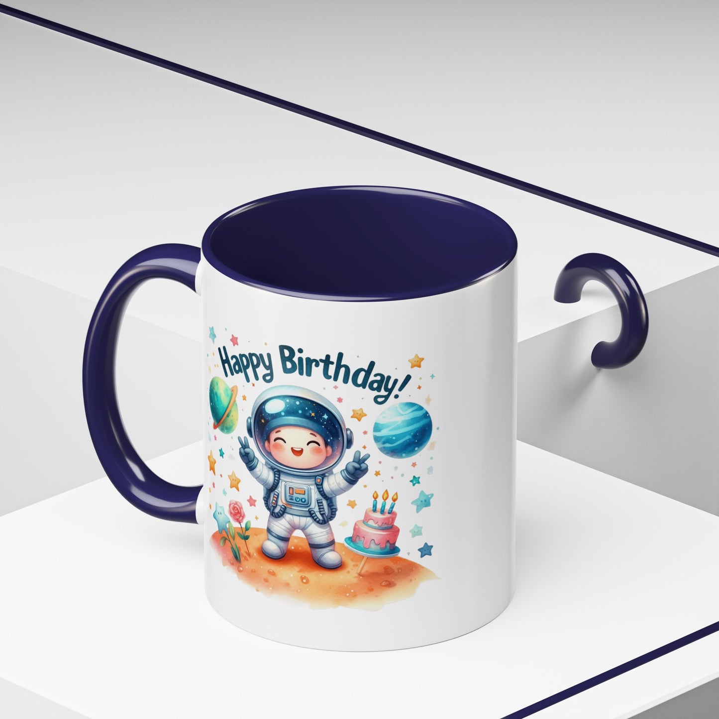 Birthday Mug - Happy Birthday Astronaut